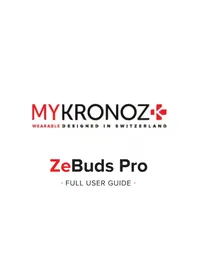Notice MYKRONOZ ZEBUDS PRO Smartwatch