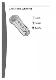 Notice MICROSOFT XBOX 360 BIG BUTTON PAD Console