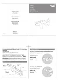Notice NINTENDO WII ZAPPER Console