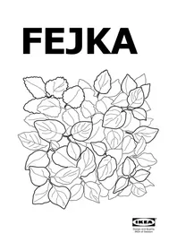 Notice IKEA FEJKA Plante artificielle