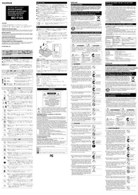 Notice FUJIFILM BCT125 Chargeur de piles