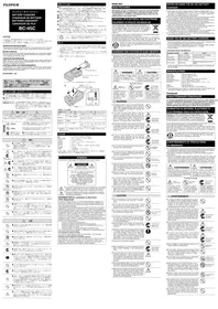 Notice FUJIFILM BC45C Chargeur de piles