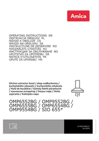 Notice AMICA OMP6555BG Okap kuchenny
