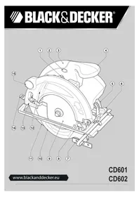 Notice BLACK & DECKER CD602 Електропила
