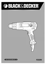 Notice BLACK & DECKER KX2200B5 Heat gun