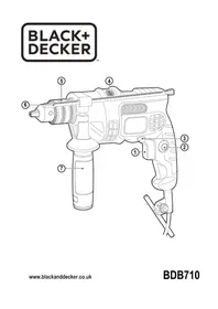 Notice BLACK & DECKER BDB710 Hammer