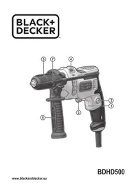 Notice BLACK & DECKER BDHD500 Hammer