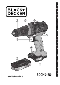 Notice BLACK & DECKER BDCHD12S1 Hammer