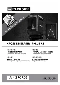 Notice PARKSIDE PKLL 8 A1 Pointeur laser