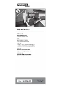 Notice POWERFIX IAN 280231 Multimètre
