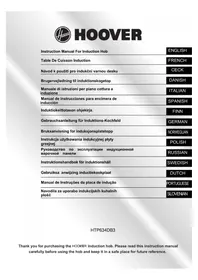 Notice HOOVER HHOB 500 Komfyr