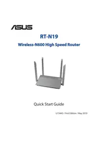 Notice ASUS RTN19 Juhtmevaba ruuter