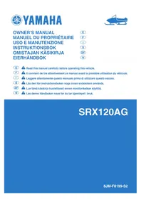 Notice YAMAHA SRX120 (2016) Motoneige