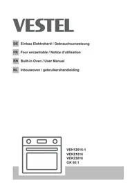 Notice VESTEL VEH120161 Cooker