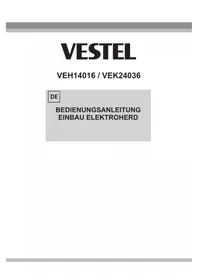 Notice VESTEL VEH14016 Cooker