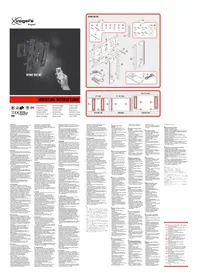 Notice VOGELS VFWE 552 RC Support mural