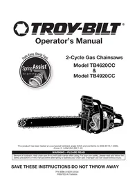Notice TROY-BILT TB4920CC Scie