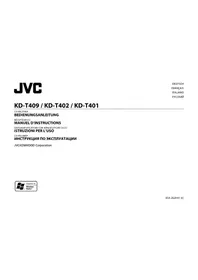 Notice JVC KDT401 AV ресивер