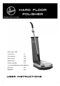 Notice HOOVER PU F38PQ 011 Nettoyant pour sol