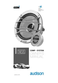 Notice AUDISON THESIS TH K2 II P CORO Speaker