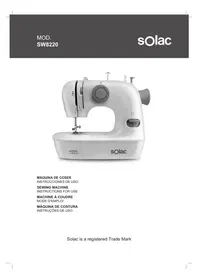 Notice SOLAC COTTON 12 SW8229 Machine à coudre