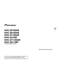 Notice PIONEER AVICZ810DAB Système de navigation GPS