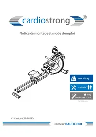 Notice Cardiostrong BALTIC PRO Rameur