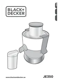 Notice BLACK & DECKER JE350 Presse-agrumes
