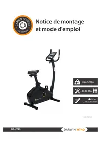 Notice Darwin HT40 Vélo d'appartement