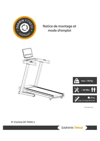 Notice Darwin TM40 Tapis de course