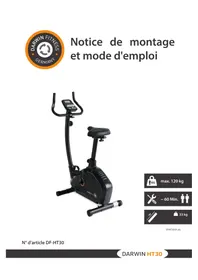 Notice Darwin HT30 Formateur de vélo d'intérieur