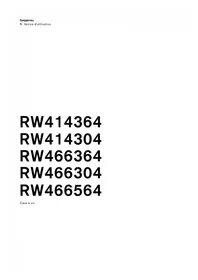 Notice GAGGENAU RW466304 Cave à vin