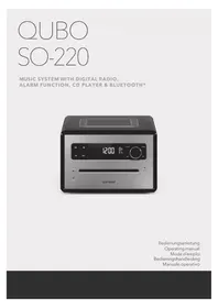 Notice SONORO QUBO SO220 Système hifi