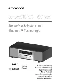 Notice SONORO STEREO SO310 Système hifi