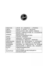 Notice HOOVER HHOOD 300 DECOR HDG6DCK3B Cappa da cucina