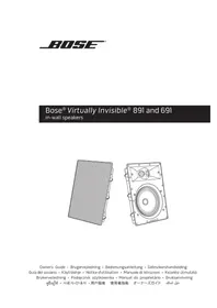 BOSE Virtually Invisible 89 - Hangszórók