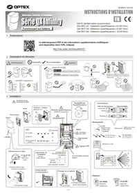 Notice OPTEX QXIR Détecteur de mouvements
