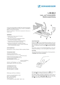 SENNHEISER L 29502 - Chargeur de batterie