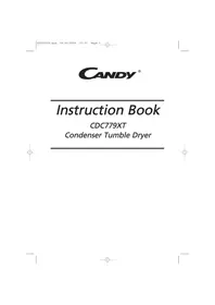 Notice CANDY ABCDC779XTSY Suszarka do ubrań