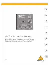 Tube Ultragain MIC500USB BEHRINGER
