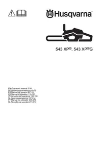 Notice HUSQVARNA 543 XP Sega