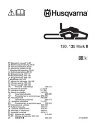 Notice HUSQVARNA 135 II Sag