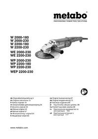 Notice METABO W 2000230 μύλος