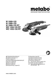 Notice METABO W 1080125 τριβείο