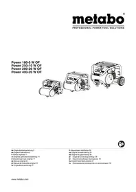 Notice METABO POWER 28020 W OF Compressore