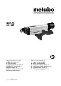Notice METABO SM 555 Avvitatore