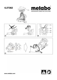 Notice METABO 6.27362 Polisseuse