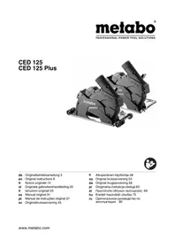 Notice METABO CED 125 Polisher