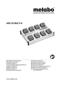 Notice METABO ASC 55 MULTI 8 Caricabatterie