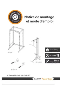 Notice Darwin POWER CAGE Équipement de fitness